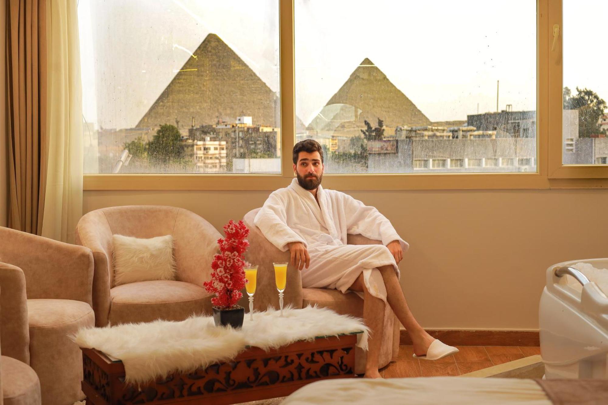 The Muse Pyramids Inn Kafrat al Jabal Exterior photo
