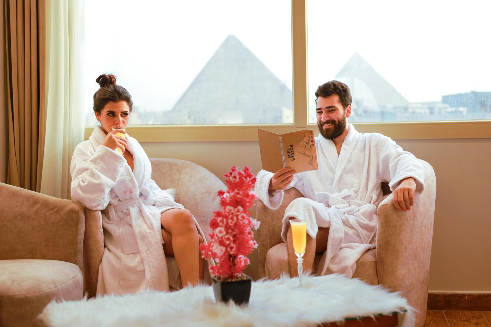 The Muse Pyramids Inn Kafrat al Jabal Exterior photo